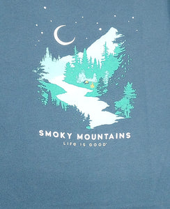 Men's Short Sleeve Crusher-Lite Little River Camp Smoky Mountain  (117926)