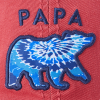 Sunwashed Chill Tye Dye Papa Bear Cap (88553)