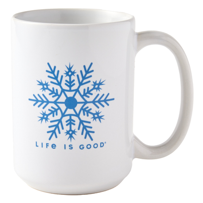 Watercolor Snowflake Good Vibes Mug (83810)